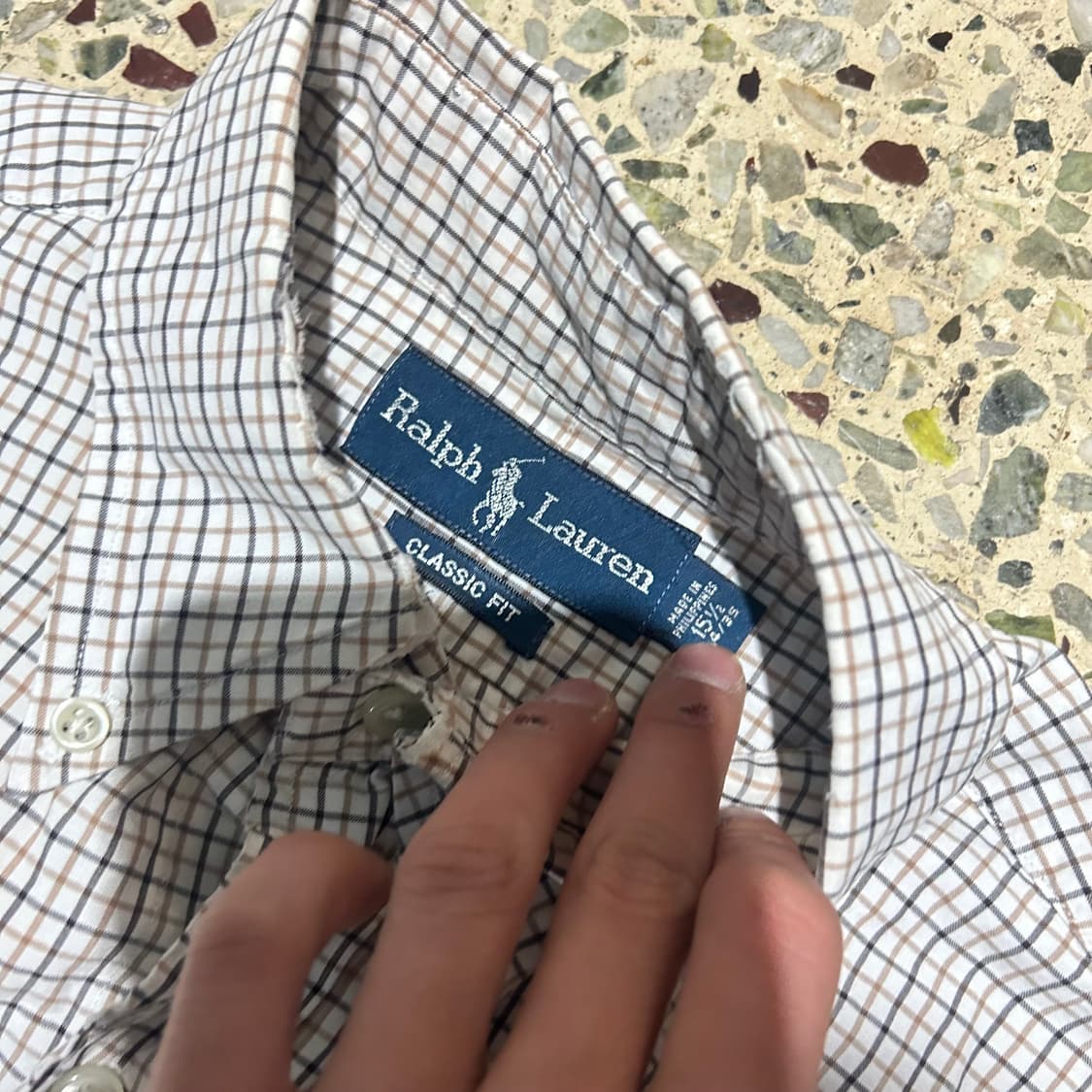 폴로 (POLO RalphLauren)잔 체크 셔츠 상품이미지4