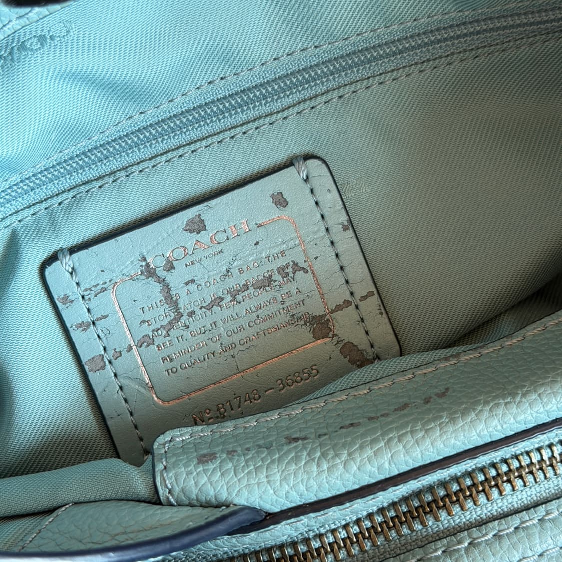 Coach vintage leather 3-way shoudler bag 상품이미지7