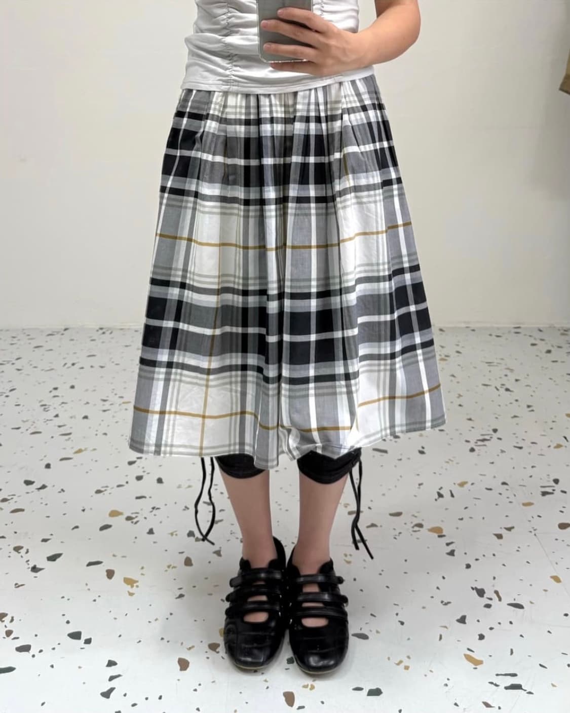 Margaret howell 체크 스커트 상품이미지2