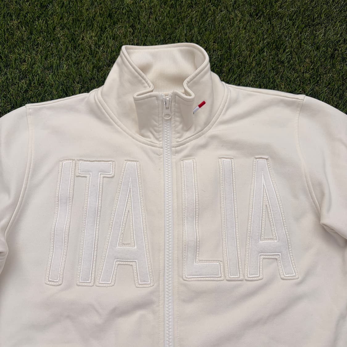 일본판)카파 이탈리아 자수로고 화이트 트랙탑 투웨이 져지(L) 상품이미지3