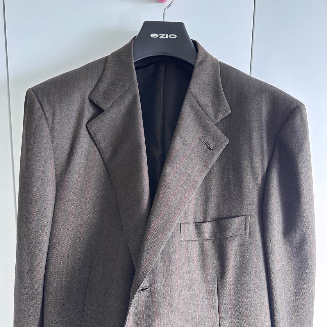 브리오니 브라운 헤링본 블레이져 상품이미지3