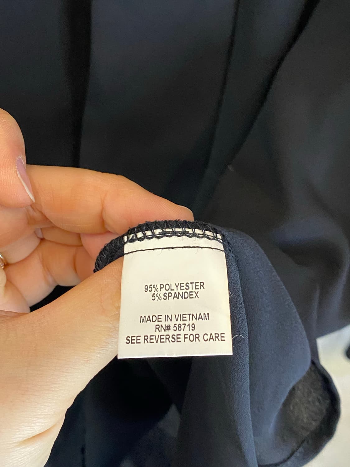 Classy michelle 블랙 블라우스 L 상품이미지6