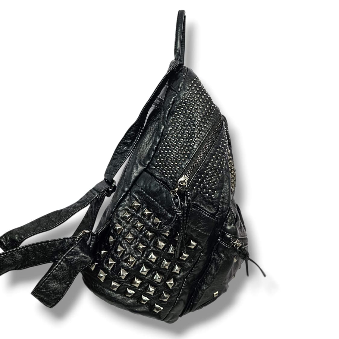 VTG 빈티지 스터드 가죽 백팩 상품이미지4