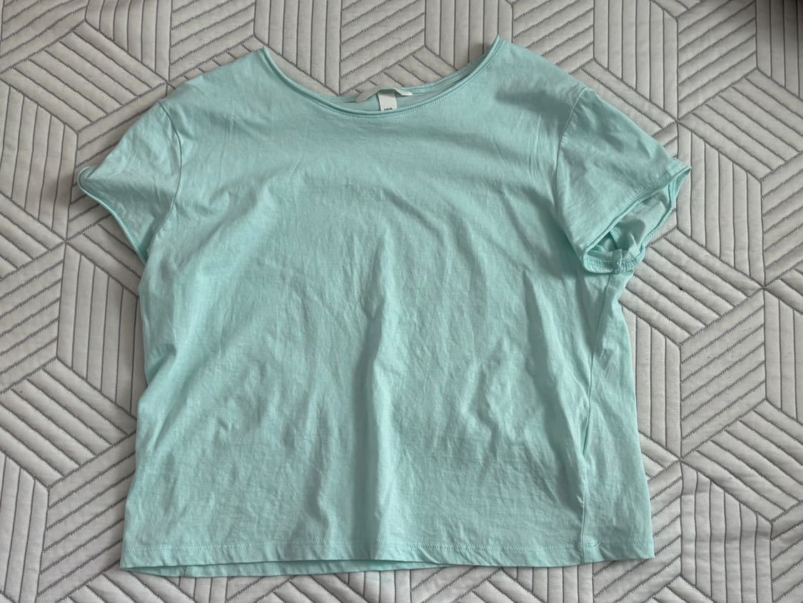 H&m 민트 반팔 xs 상품이미지1