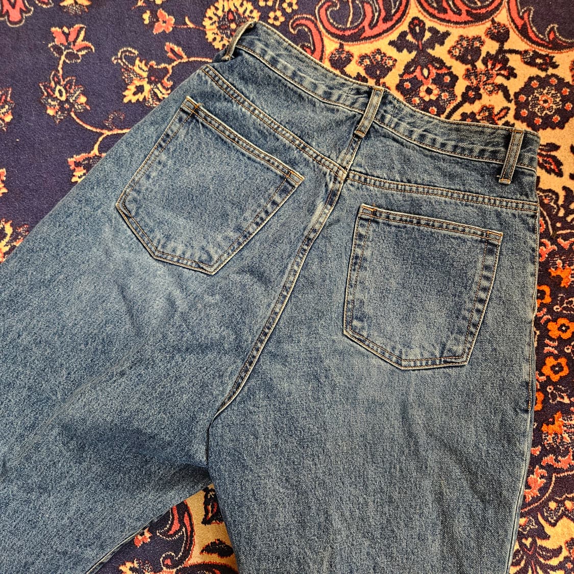 TALY 투턱 데님 팬츠 1size 상품이미지4