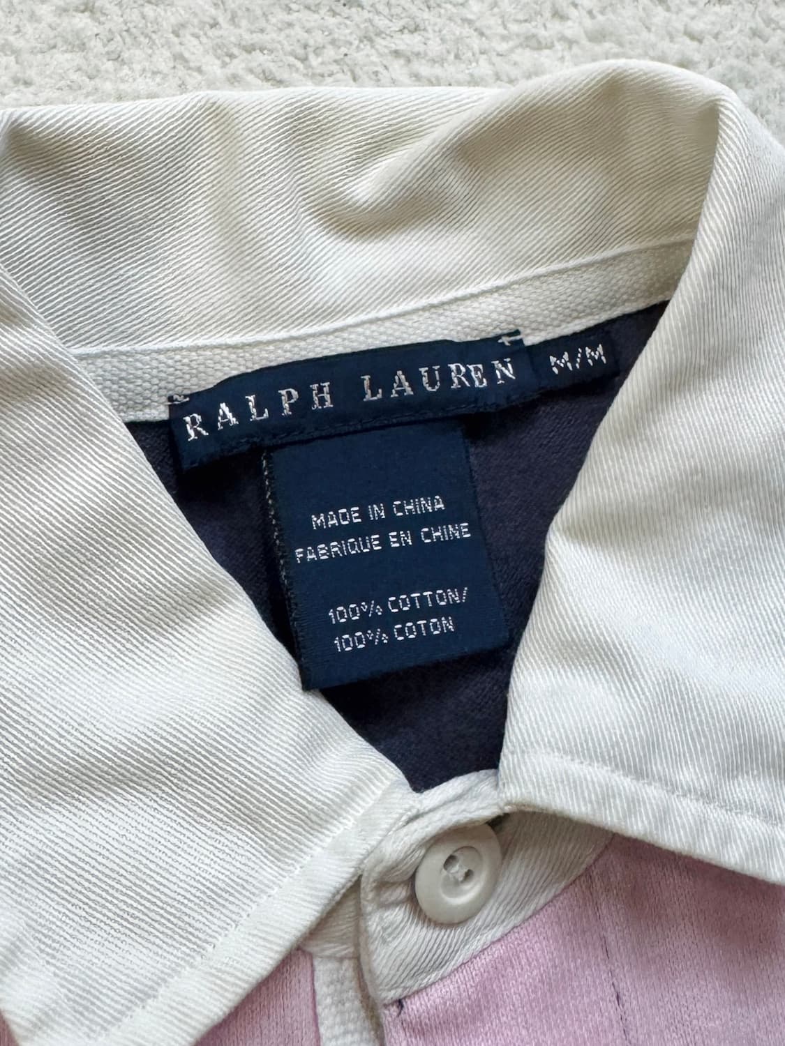 폴로 연핑크 럭비티 상품이미지4