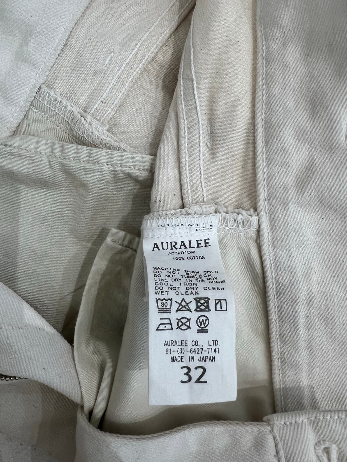 오라리 하드 트위스트 5p 화이트 아이보리 32size 상품이미지4