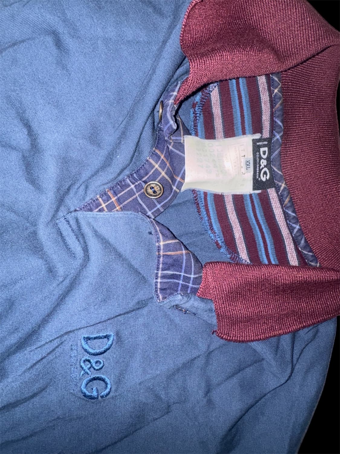 Dolce & Gabbana Blue and Navy T-shirt  상품이미지2