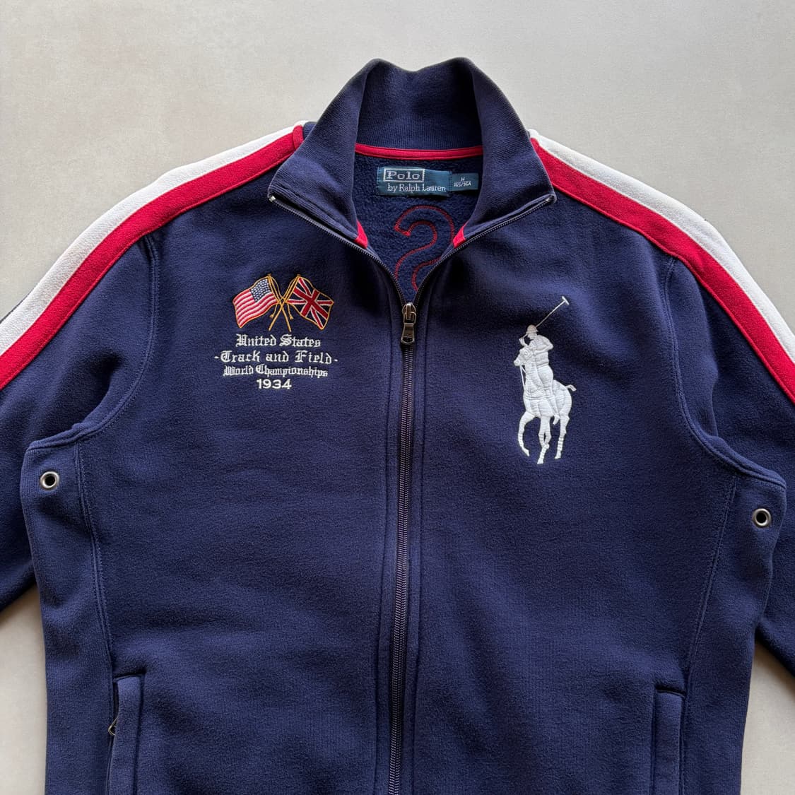 [M]폴로 랄프포렌 빅포니 USA 코튼 스웻 집업 상품이미지7