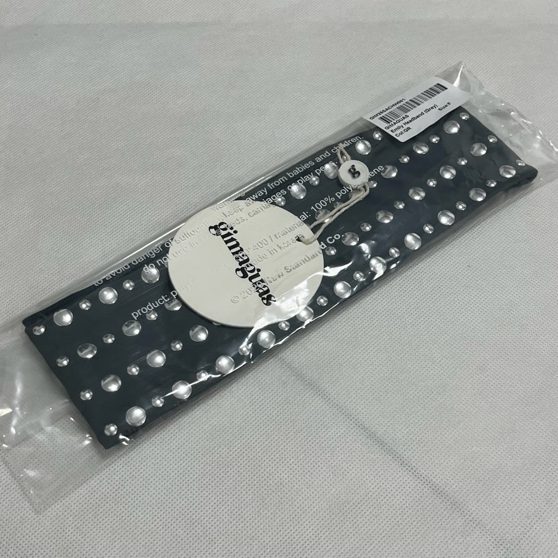 기마구아스 Emily Headband 스터드 헤어밴드/그레이 상품이미지2