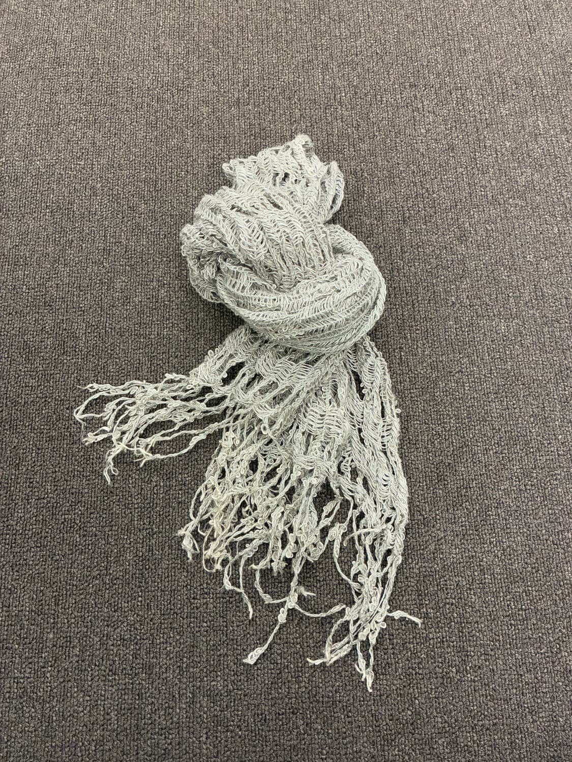 Katharine Hamnett London 빈티지 여성 펀칭 모카 머플 상품이미지3