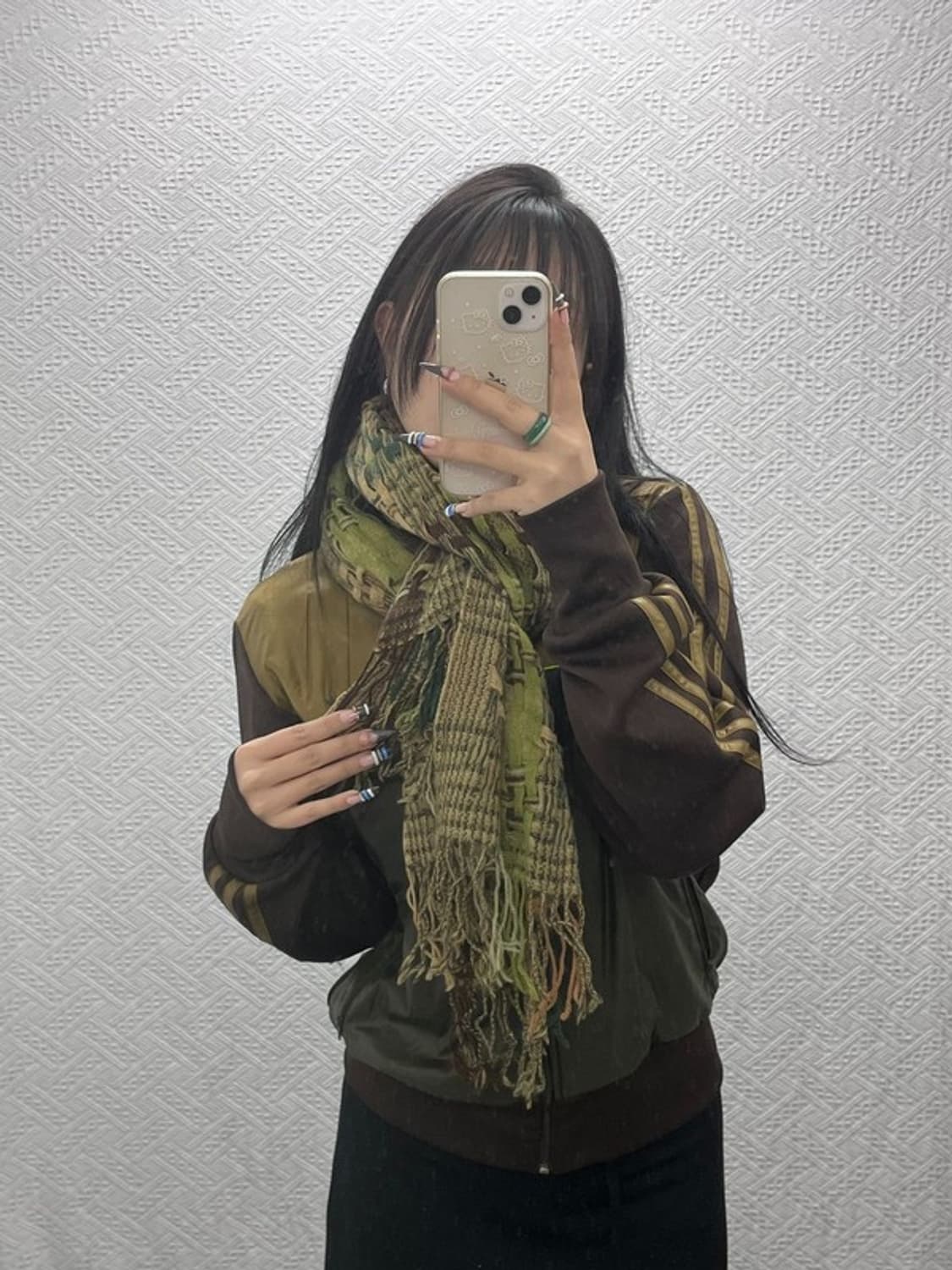 레노마 히피 보헤미안 빈티지 목도리 머플러 C07914 상품이미지2