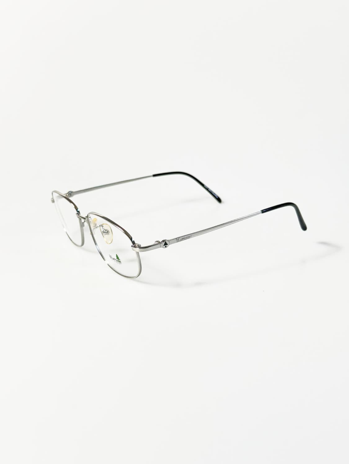 90s BLUESAIN 실버 메탈 슬림 스퀘어 빈티지 안경 상품이미지3