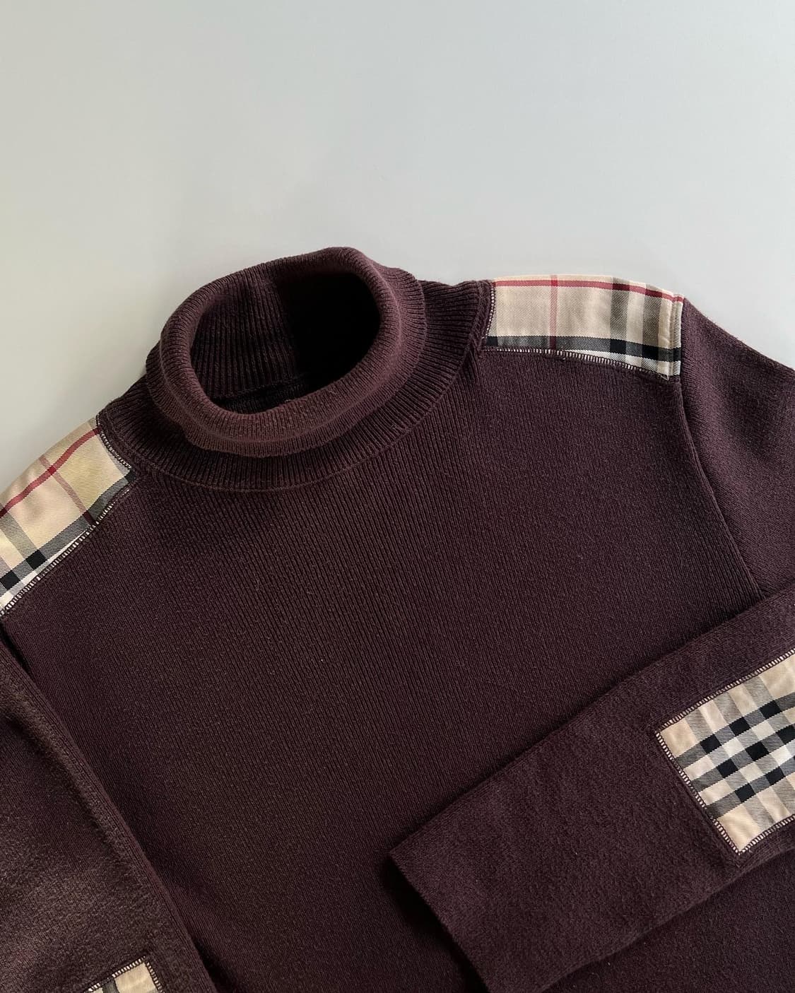버버리 패치워크 니트 상품이미지1