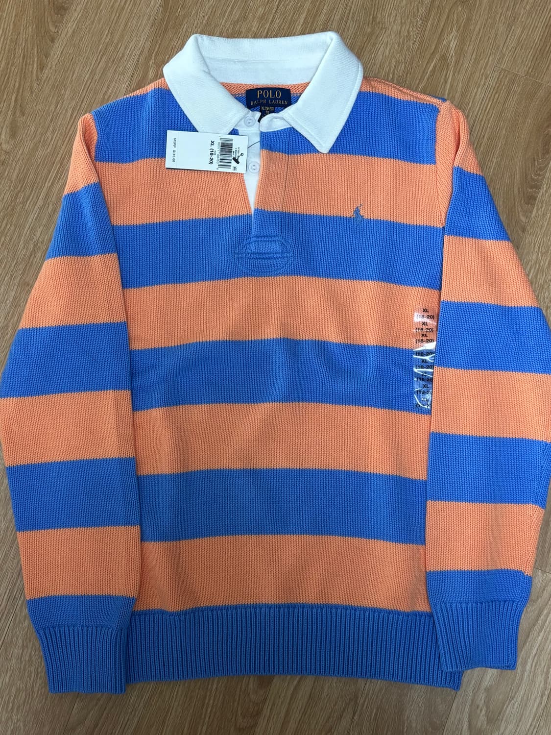 폴로 보이즈 럭비니트 XL 상품이미지2