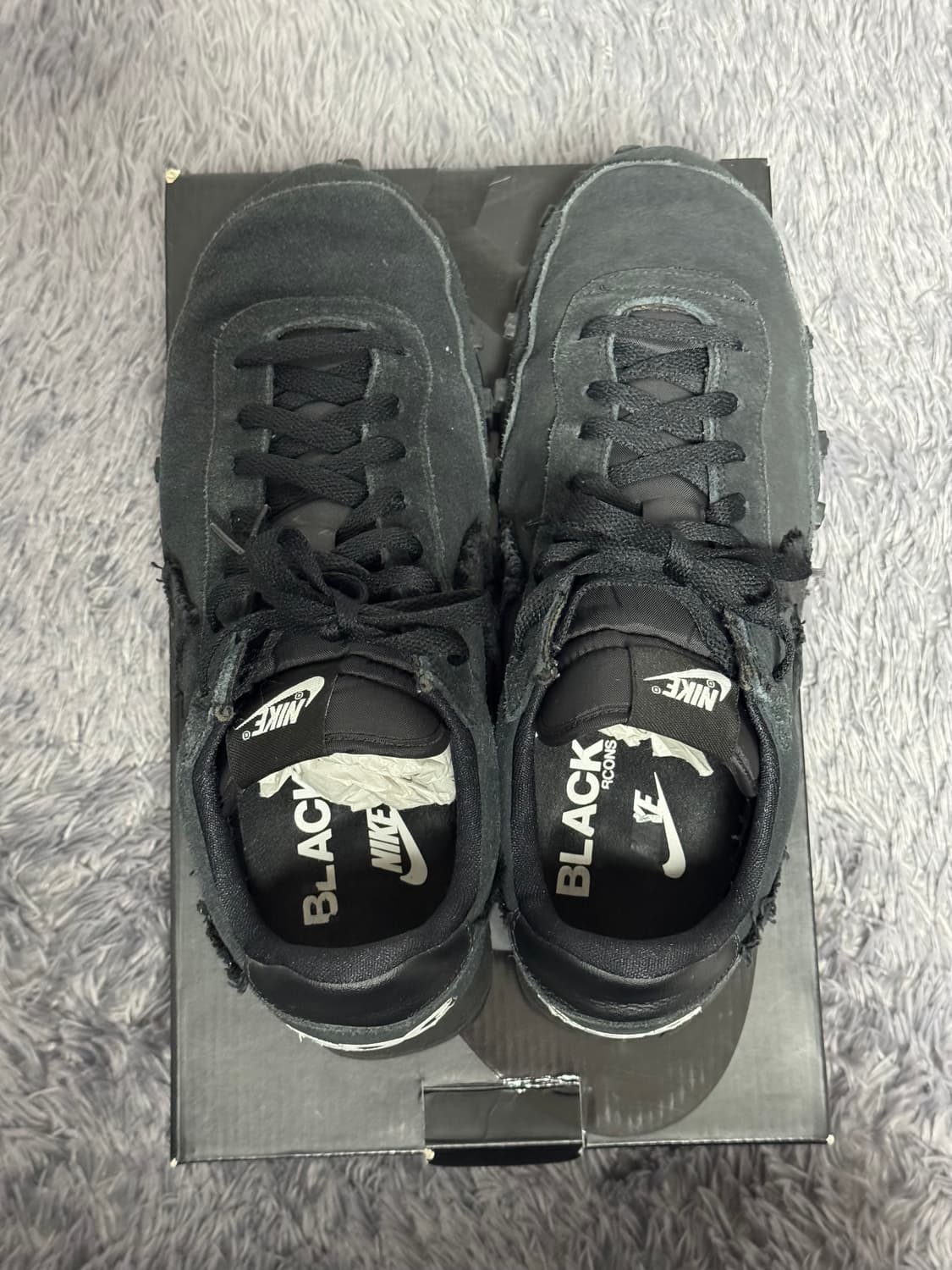 나이키 꼼데가르송 블랙 와플 레이서 상품이미지3