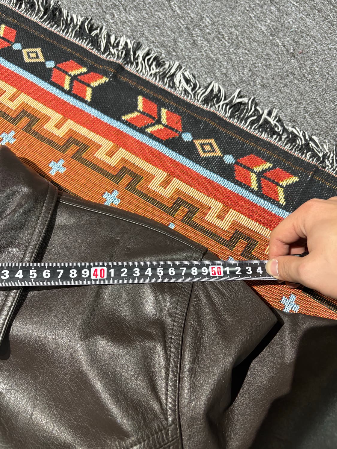 빈티지 소가죽 100% 천연 레더자켓 상품이미지10