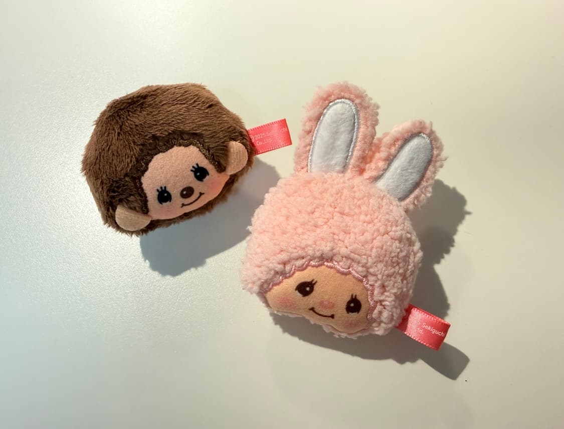 몬치치 치무탄 페이스 클립 2종 세트 상품이미지1