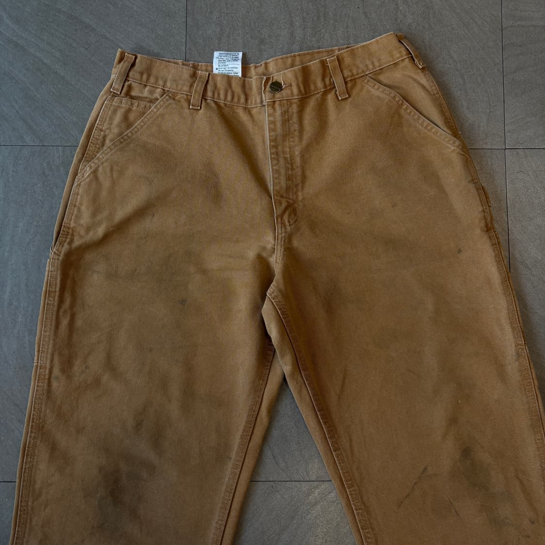 칼하트 정품 오리지널 브라운 카펜터 팬츠  상품이미지6