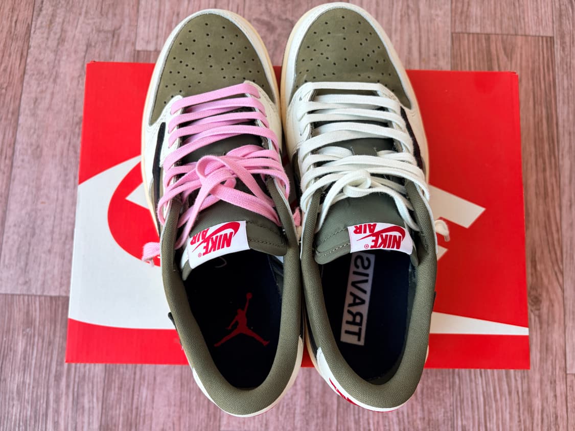 나이키 조던 1x 트래비스 스캇 레트로 로우 OG SP 리버스 상품이미지2