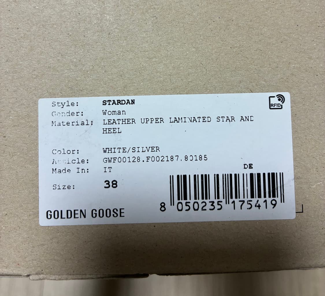 (38) 골든구스 스타단 스니커즈 실버 힐 실버 스타 상품이미지9