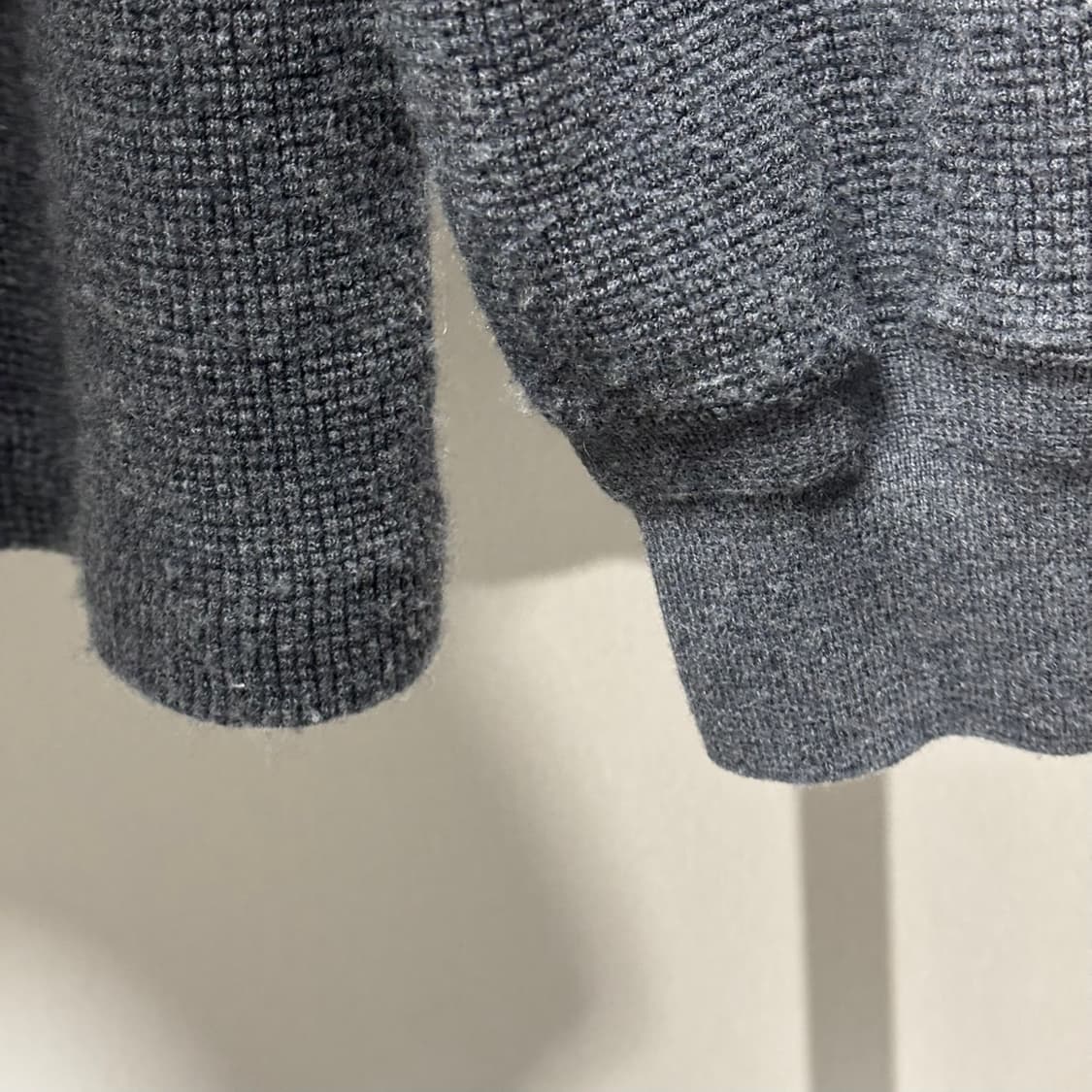 4) 오라리 울 코튼 와플 써멀 롱 슬리브 상품이미지5