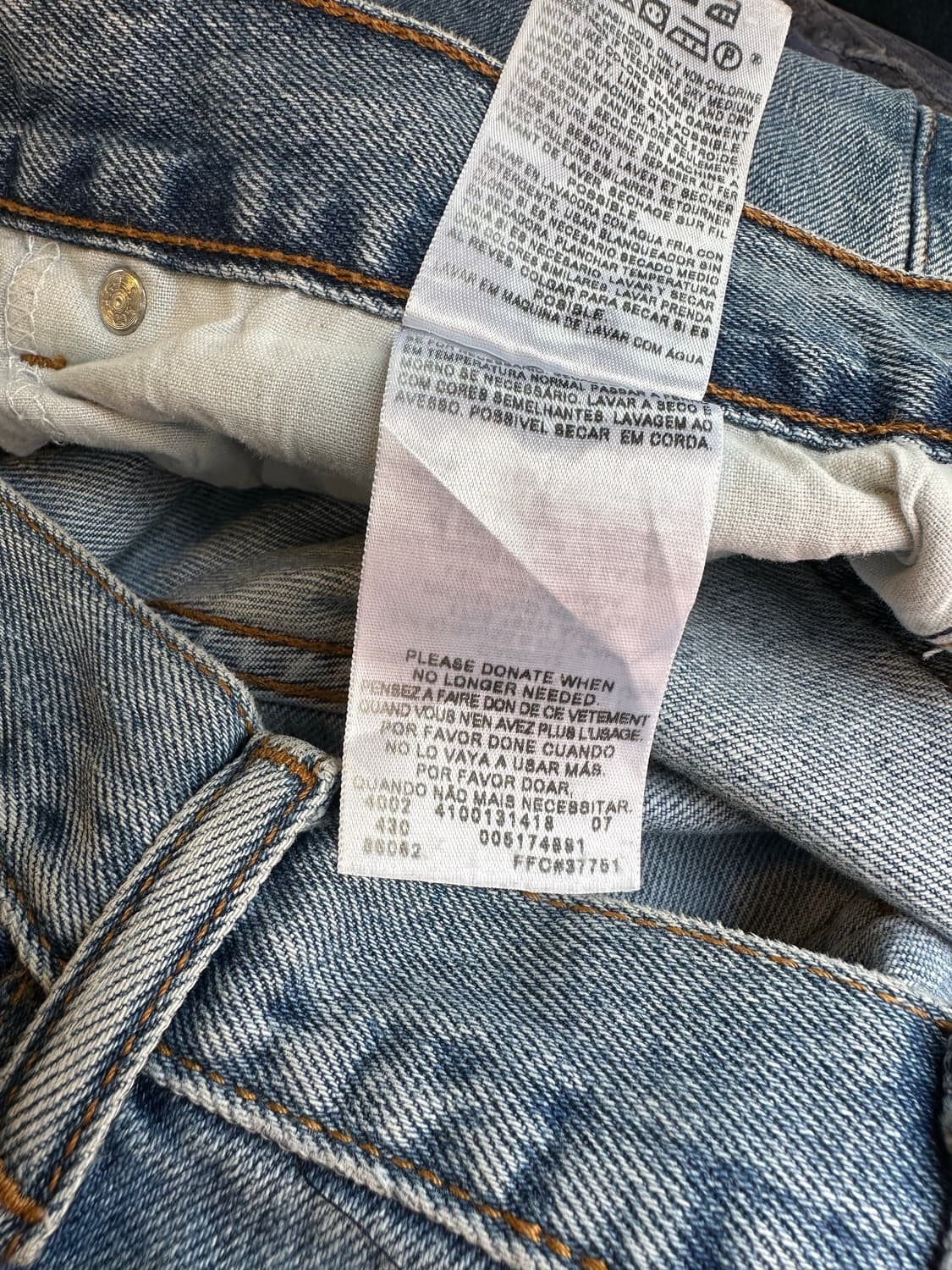 리바이스517 부츠컷 데님 팬츠 33x34 상품이미지9