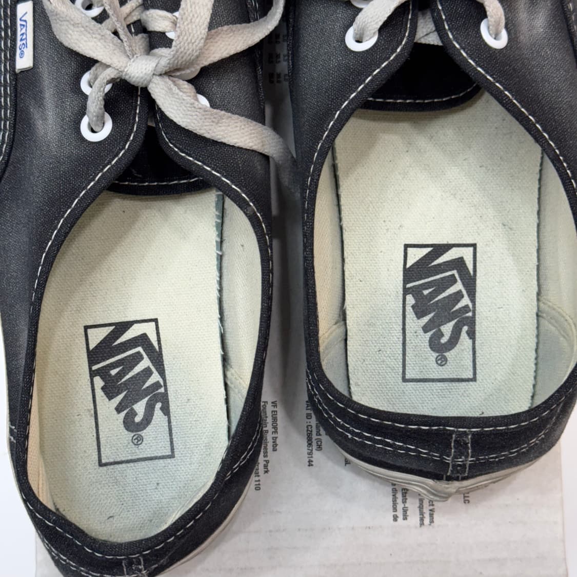 285) 반스 어센틱 웨이브 워시드 블랙 상품이미지2