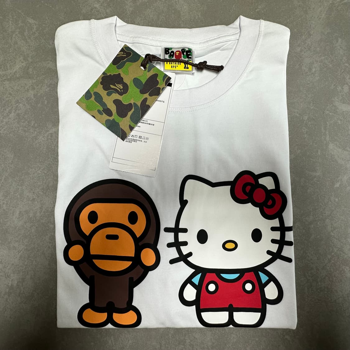 베이프 베이비 마일로 x 헬로키티 화이트 상품이미지3