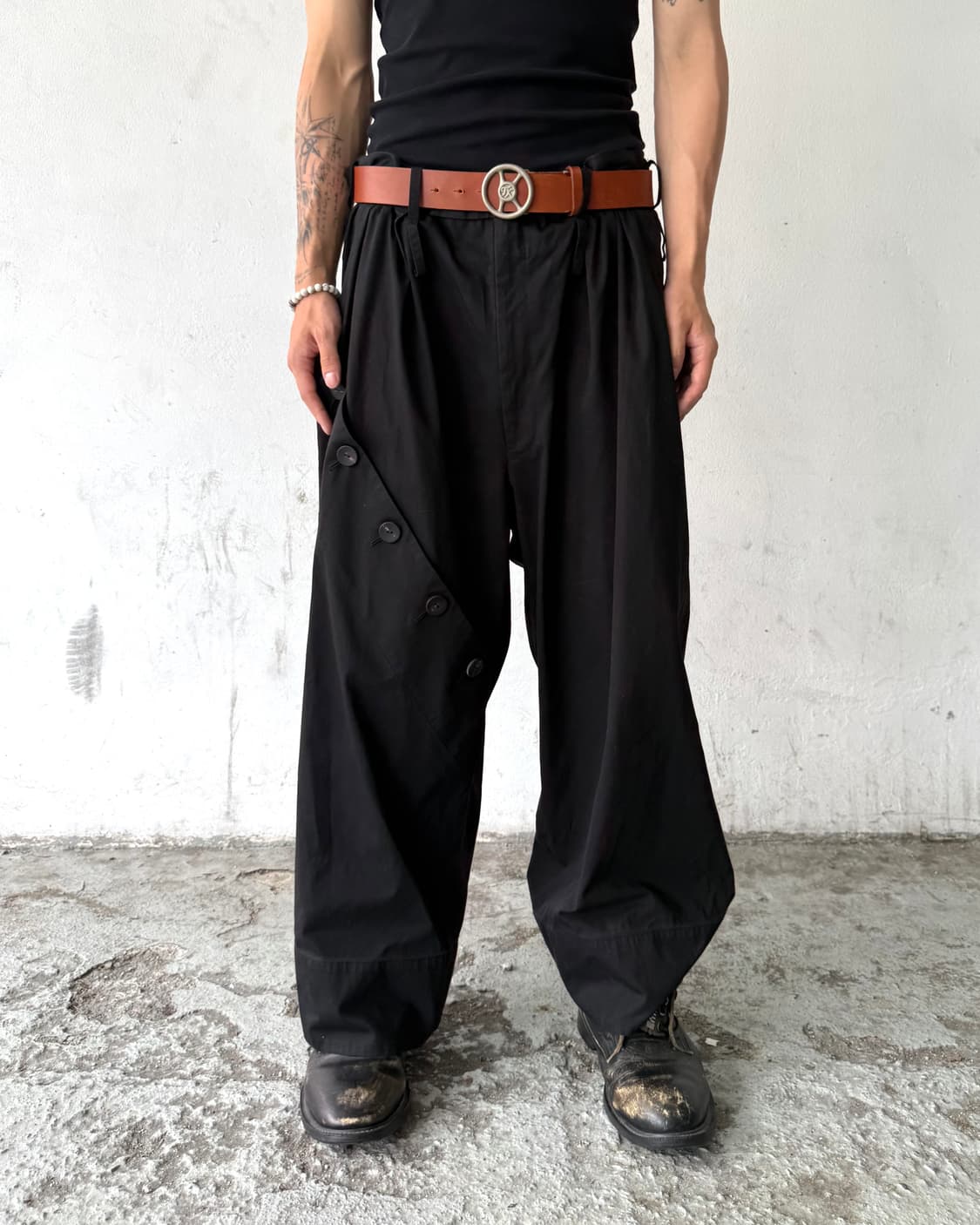 Yohji Yamamoto Botton Slacks 상품이미지1