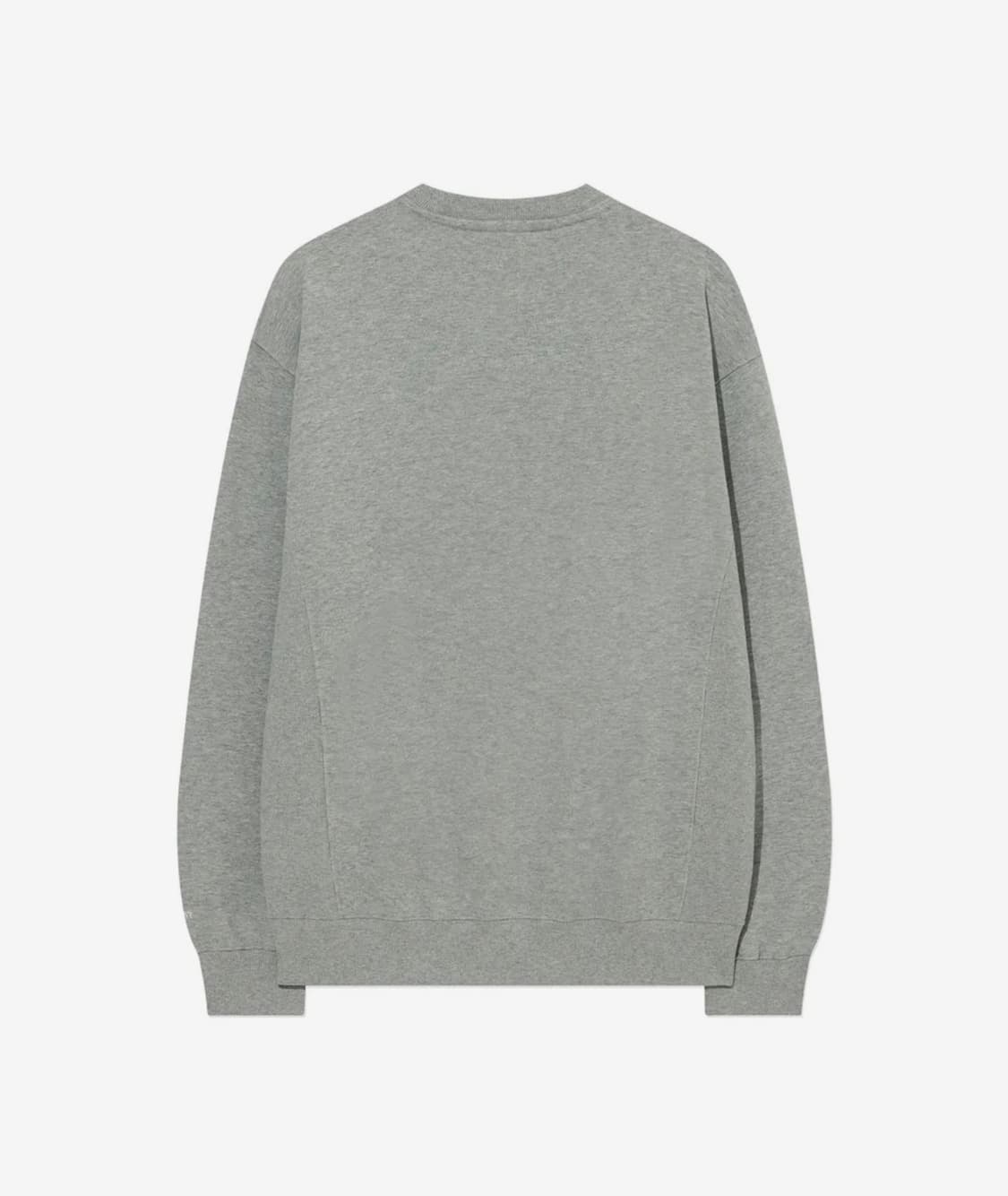 [새상품] M) 커버낫 시그니처 심볼 맨투맨 멜란지 그레이 상품이미지2