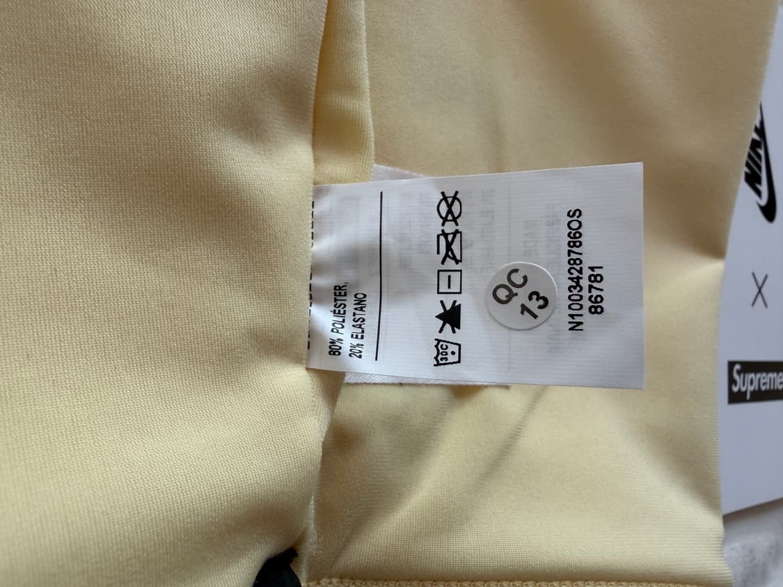 슈프림 x 나이키 넥 워머 페일 옐로우 21SS Supreme NIKE 상품이미지6