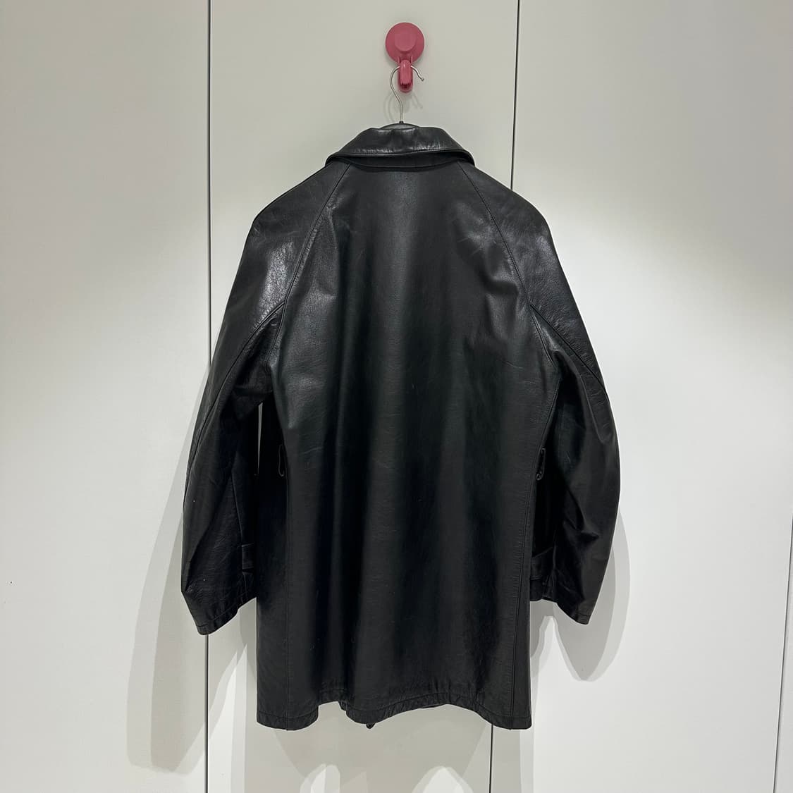 더반 인터메쪼 레더 피코트 자켓 상품이미지5