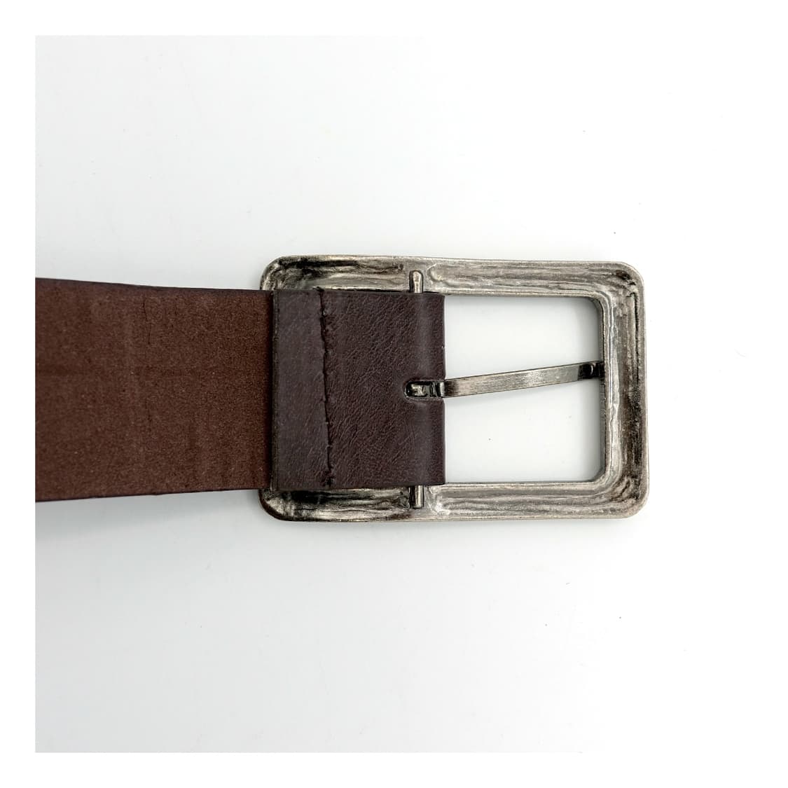 VINTAGEBELT 빈티지 롱스퀘어 버클 펀치홀 레더 벨트 상품이미지10