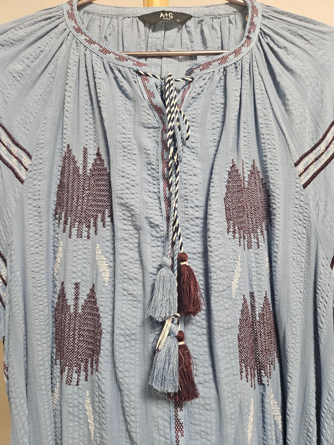 A+G 에스닉 자수 롱 원피스 상품이미지3