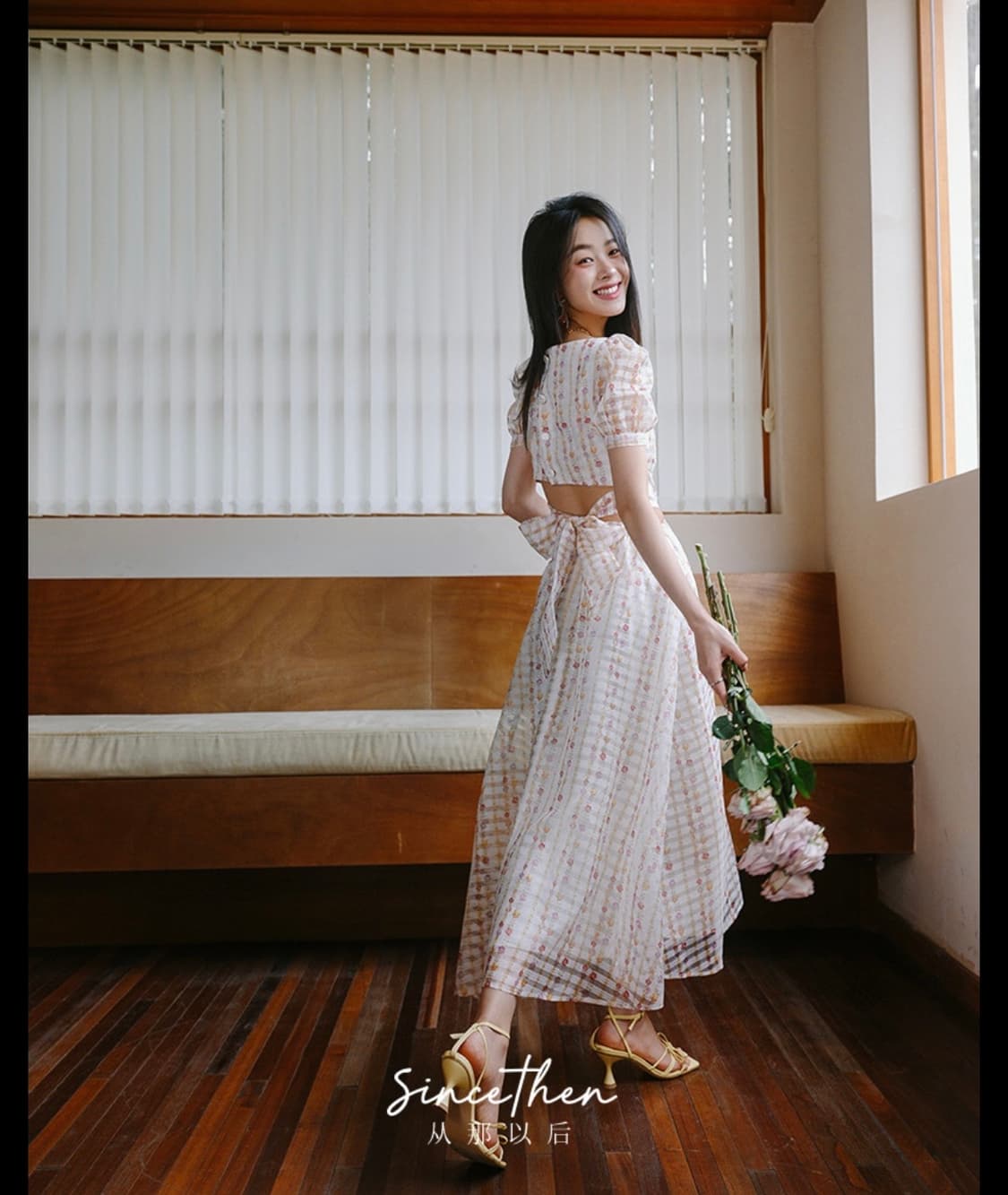 sincethen 신스덴 백리본 원피스 상품이미지2