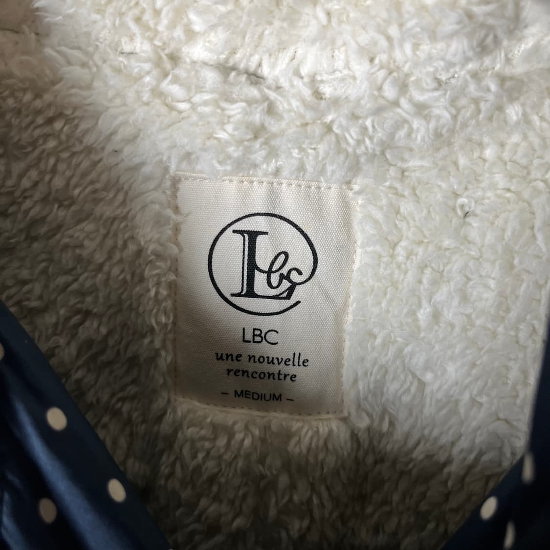 [JPN] 빈티지 퀼팅 도트 자켓 (플리스안감) 상품이미지5