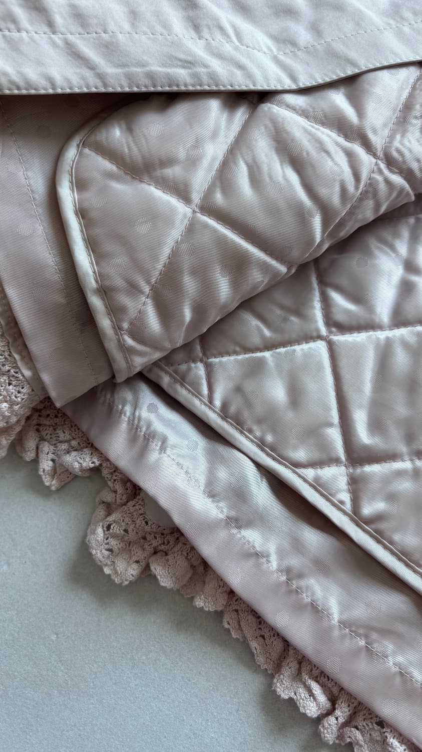 레스트 로즈) 더스티 로즈핑크 레이스 아우터 상품이미지5