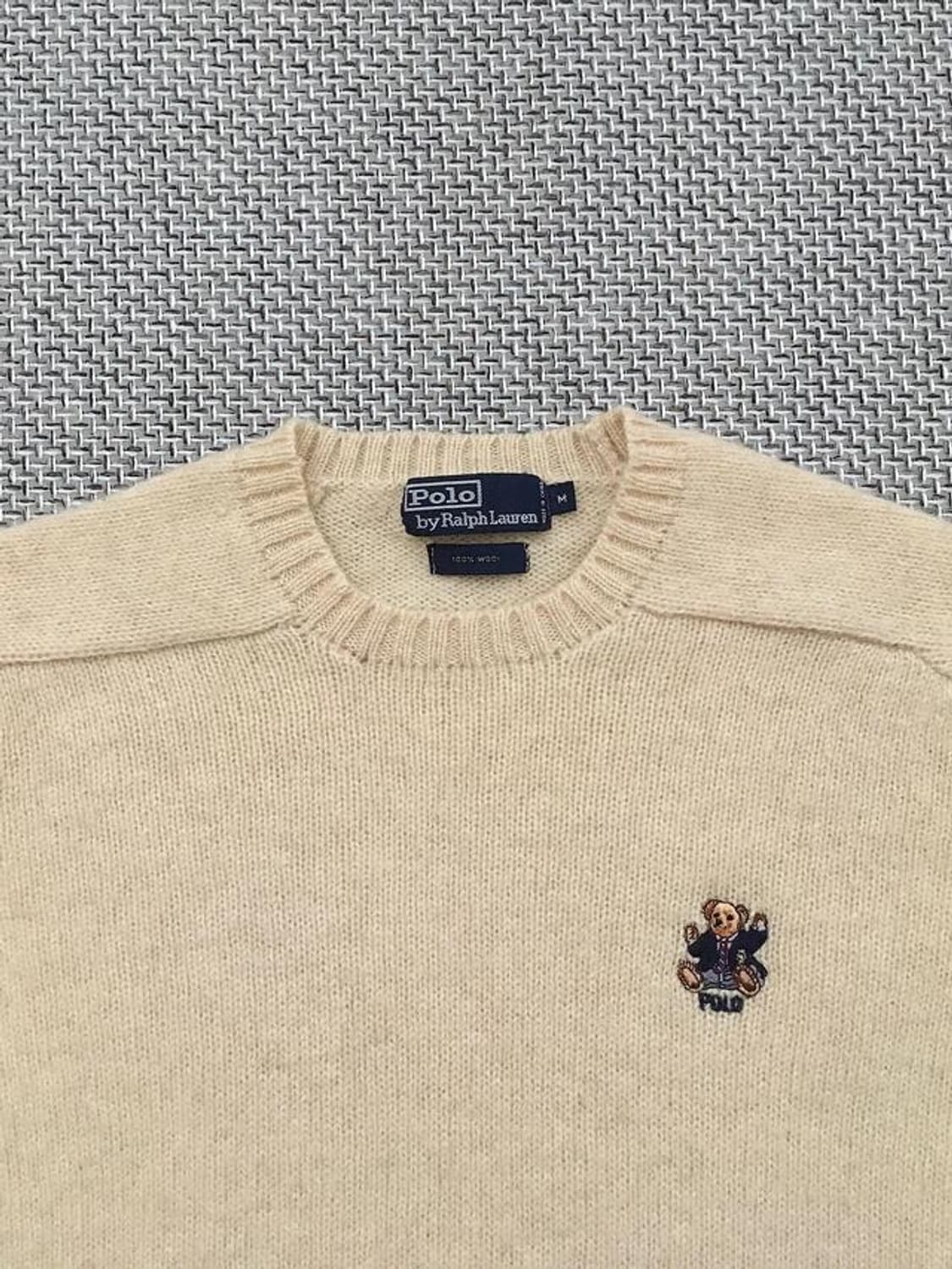 Polo bear wool 100% crewneck sweater 상품이미지1
