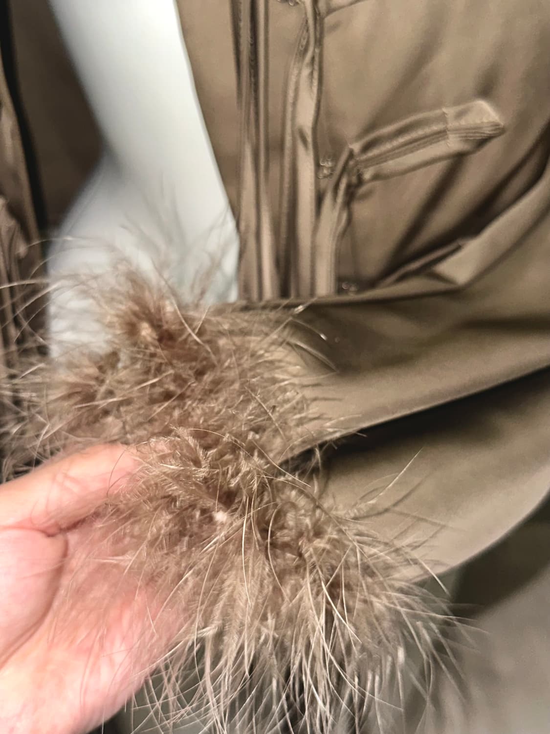 빈티지 베이지브라운 자켓 상품이미지3