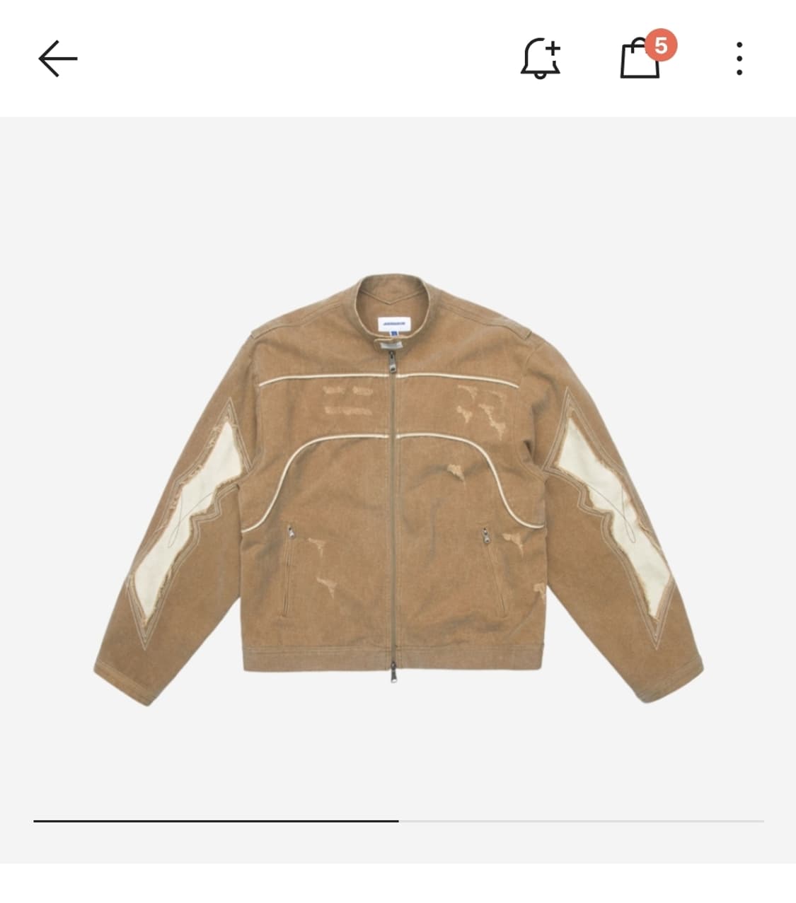 아더에러 웨즈 자켓 브라운 XL 상품이미지1