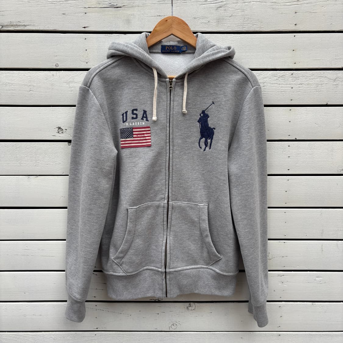 Polo 폴로 빅포니 성조기 후드집업 상품이미지1