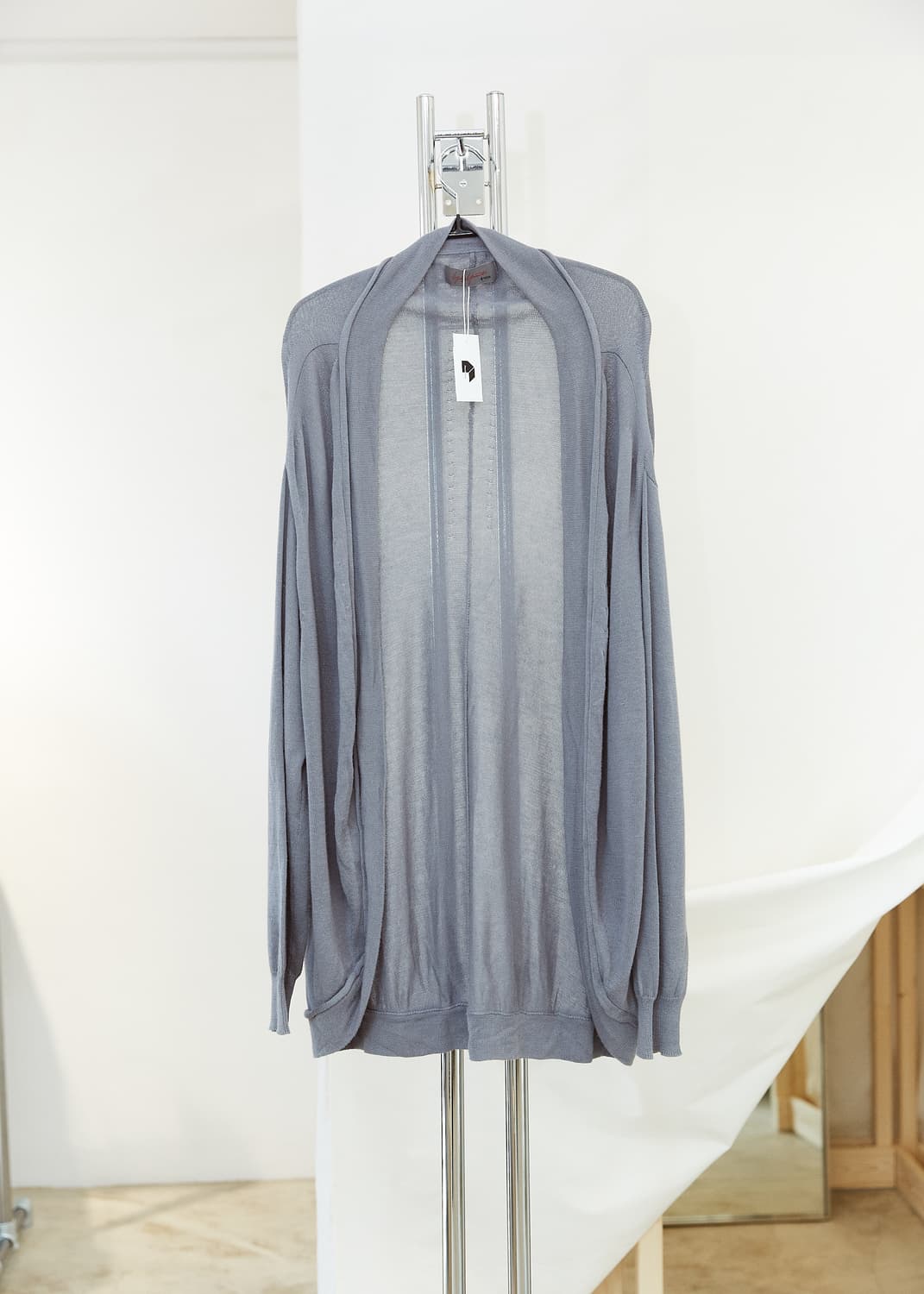 Noir Cotton Silk Cardigan 상품이미지1