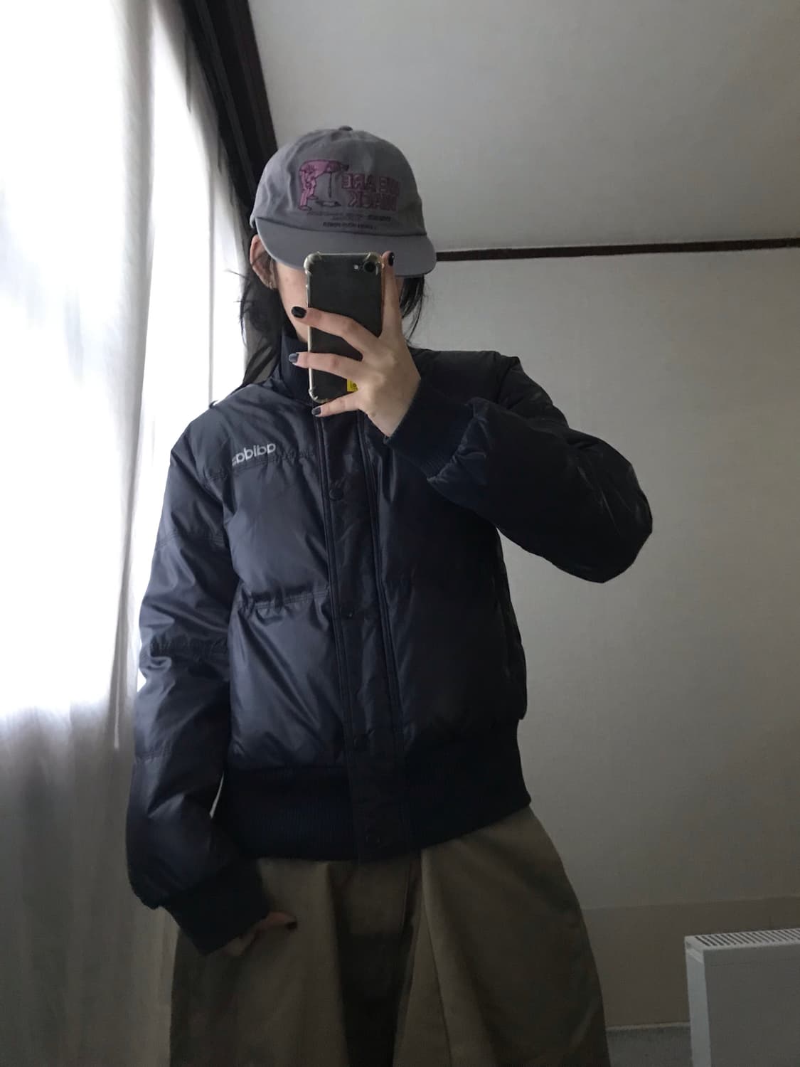 아디다스 딥차콜 패딩 상품이미지2