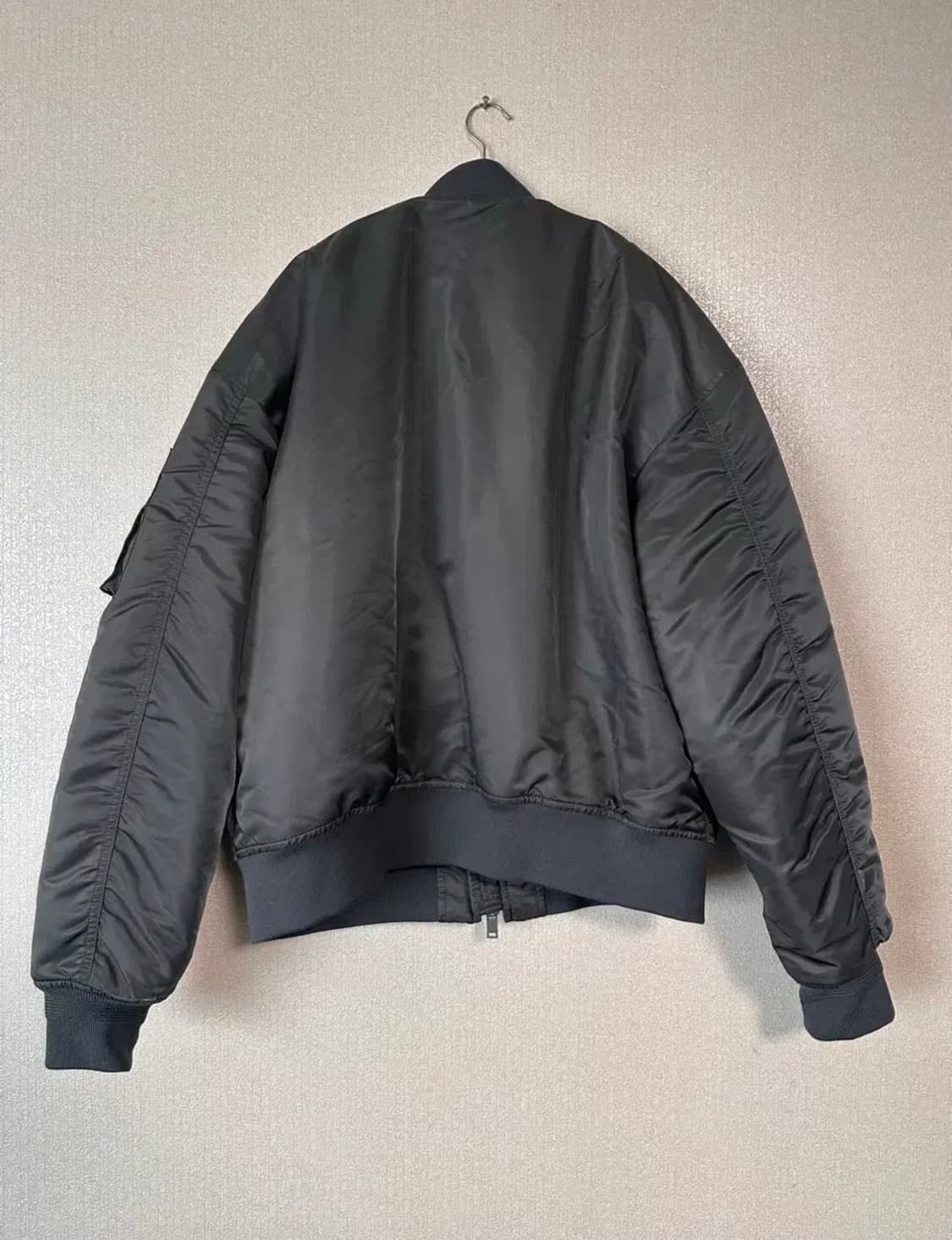 M) 무신사 스탠다드 ma-1 보머 자켓 - 다크 그레이 상품이미지3