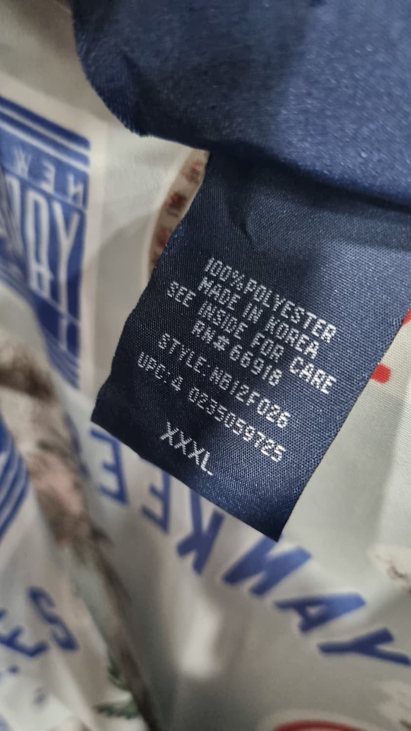 ((MLB)) 쿠퍼스타운 컬렉션 양키스 하와이안 셔츠 115(3xL) 상품이미지4