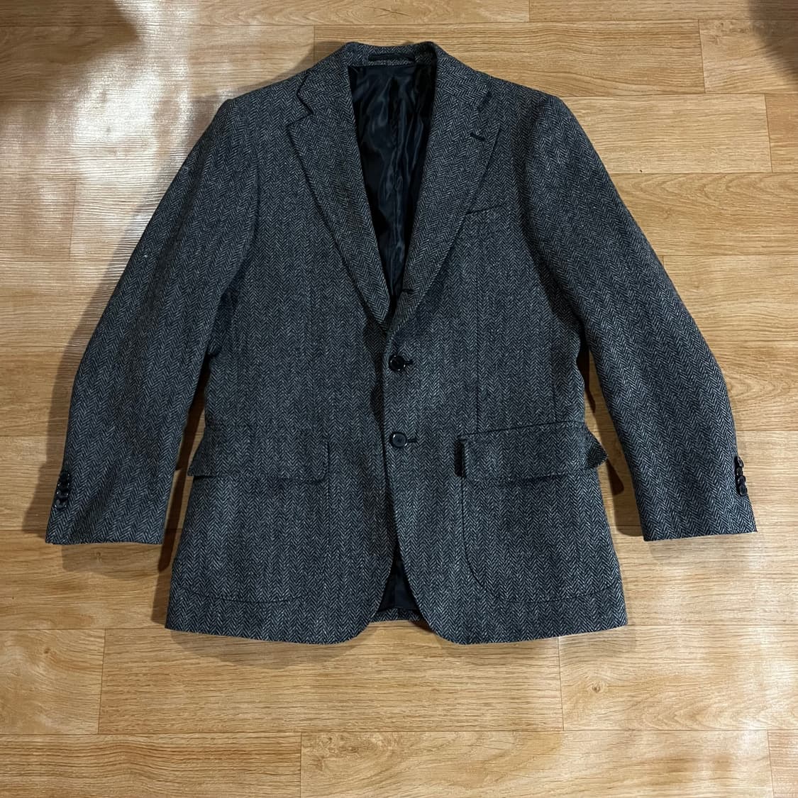 [97] 맨온더분 헤링본 울자켓 상품이미지1