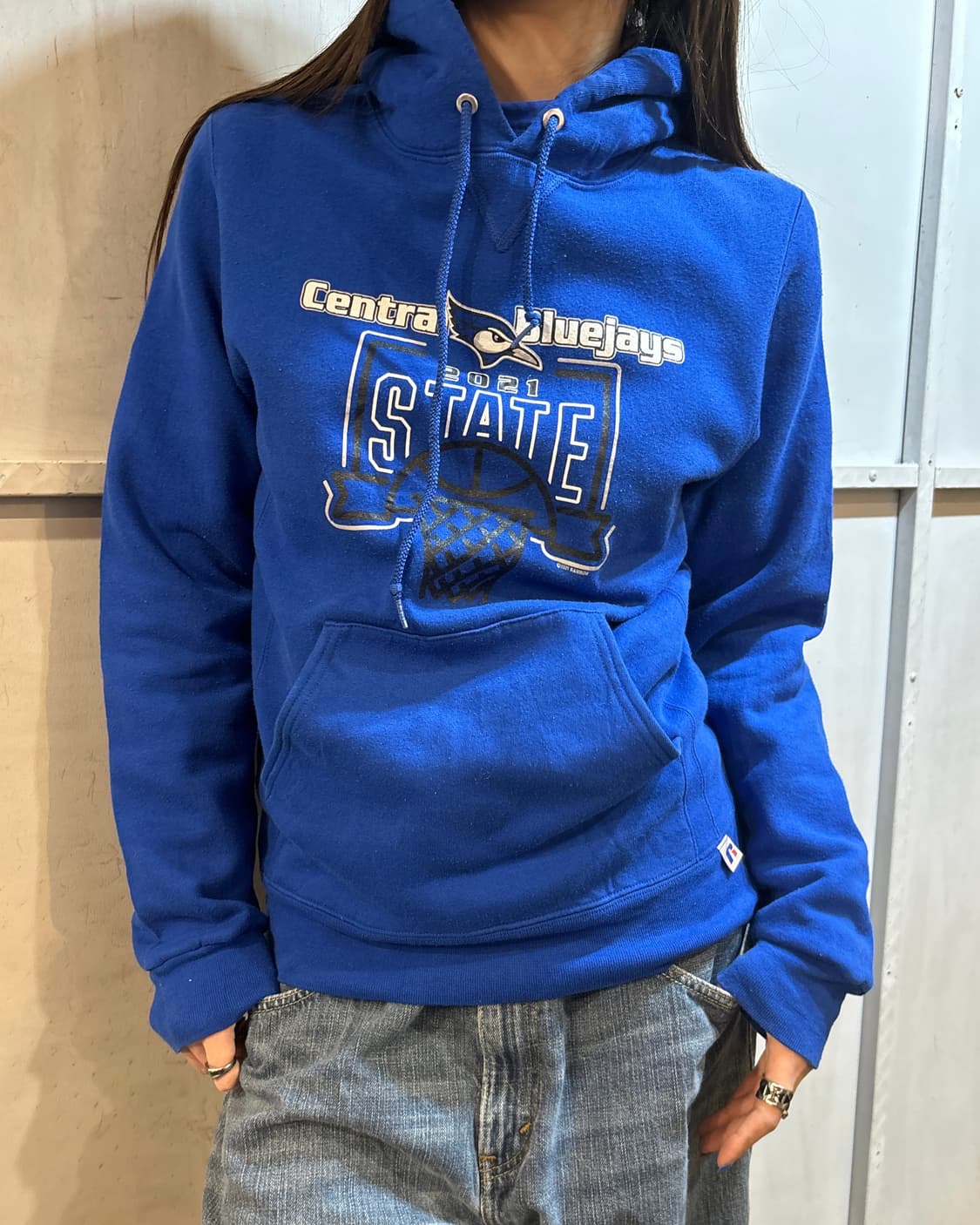 90s RUSSELL blue hooide 상품이미지2