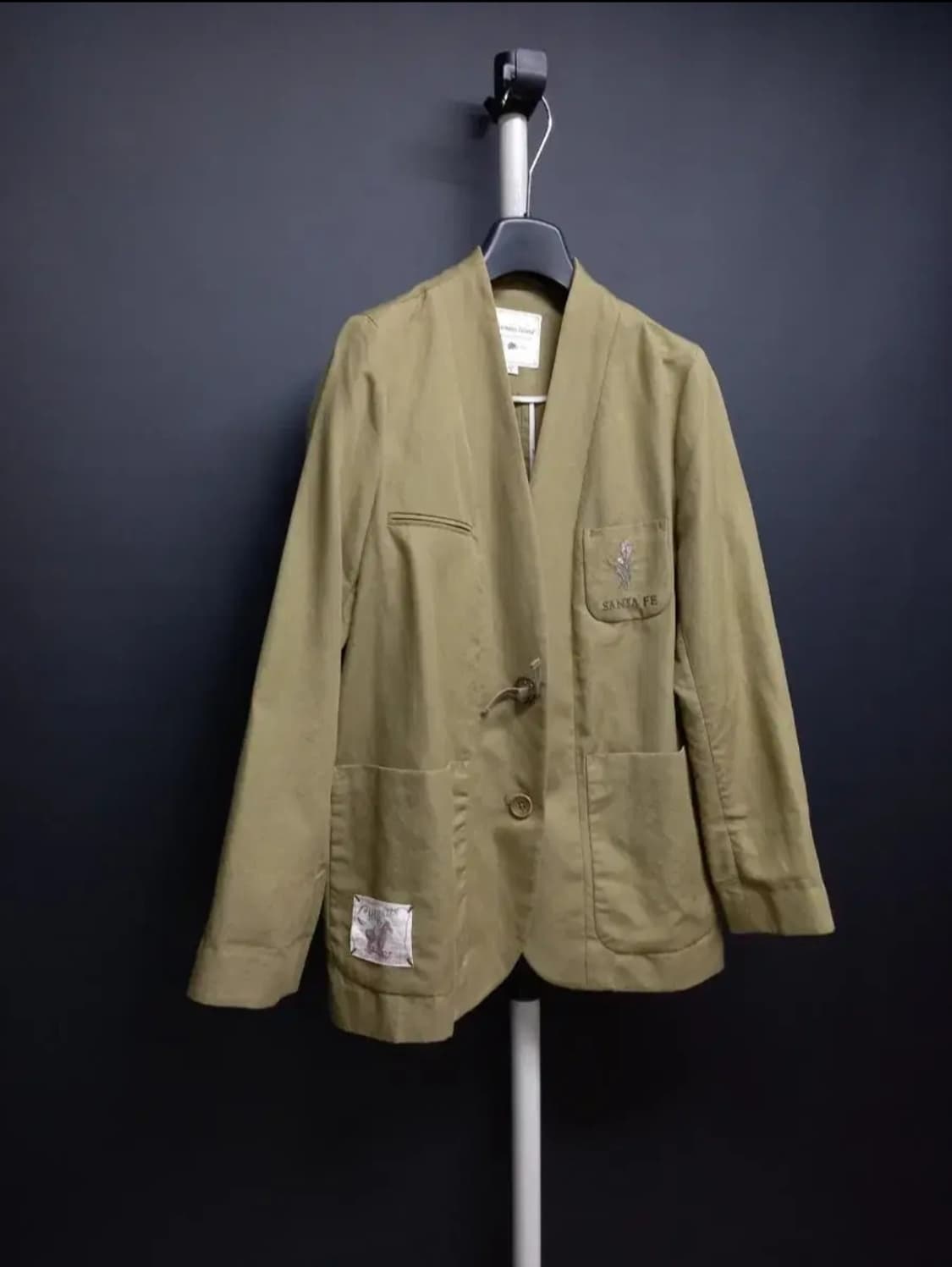 새 써스데이아일랜드 린넨자켓 55 슬림66 상품이미지3