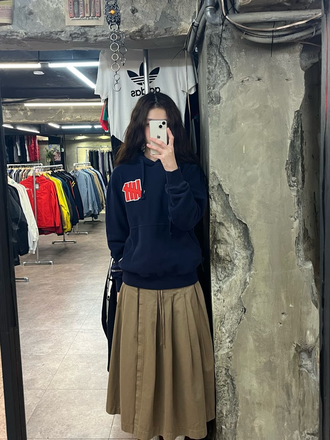 언디핏 언디피티드 후드티 네이비 S #csz2314 상품이미지2